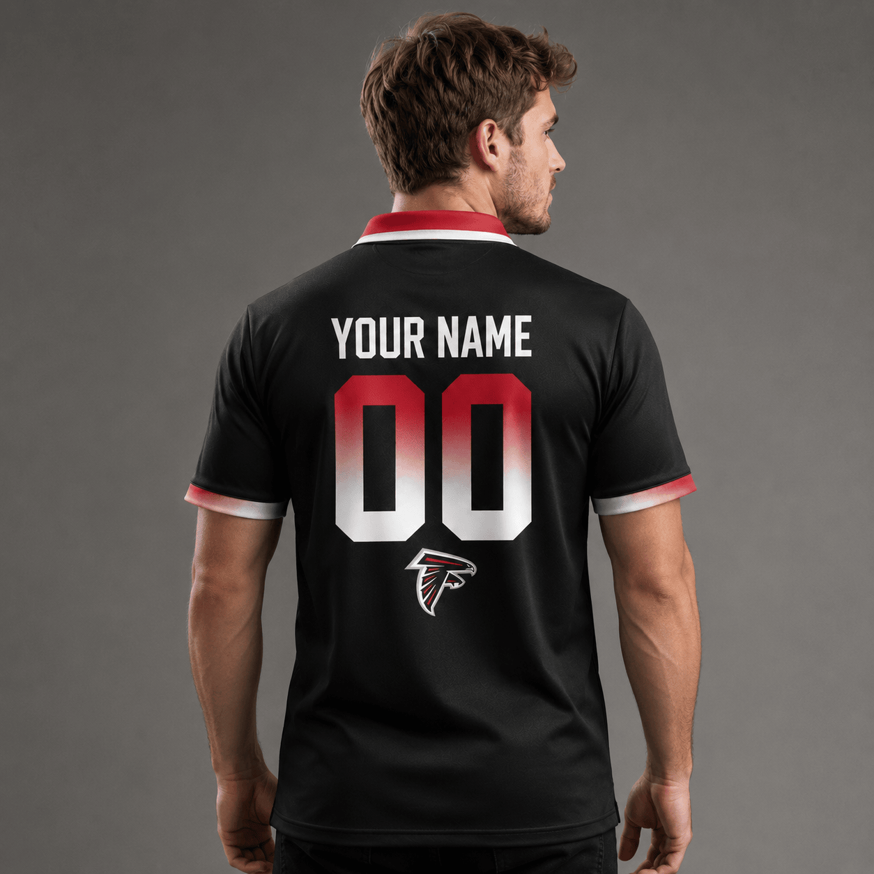 AF Premium NFL Personalized Match Day Polo Shirt