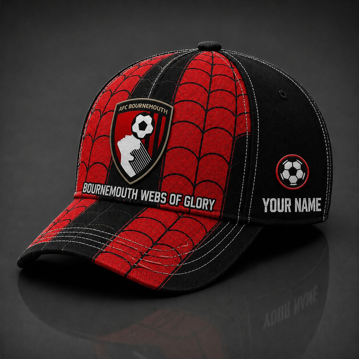 AFCB EPL x Spider Premium Classic Cap Limited Edition Gift for Football Fans