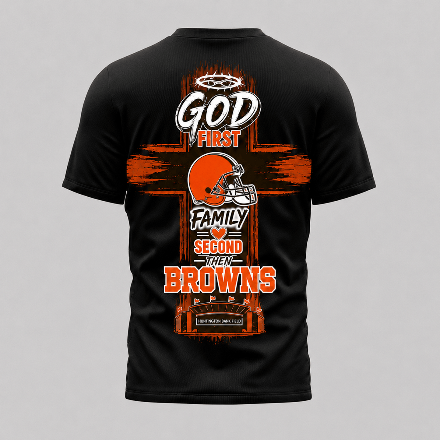 CLE x NFL Faith Family Team Pride 3D T-Shirt 0207