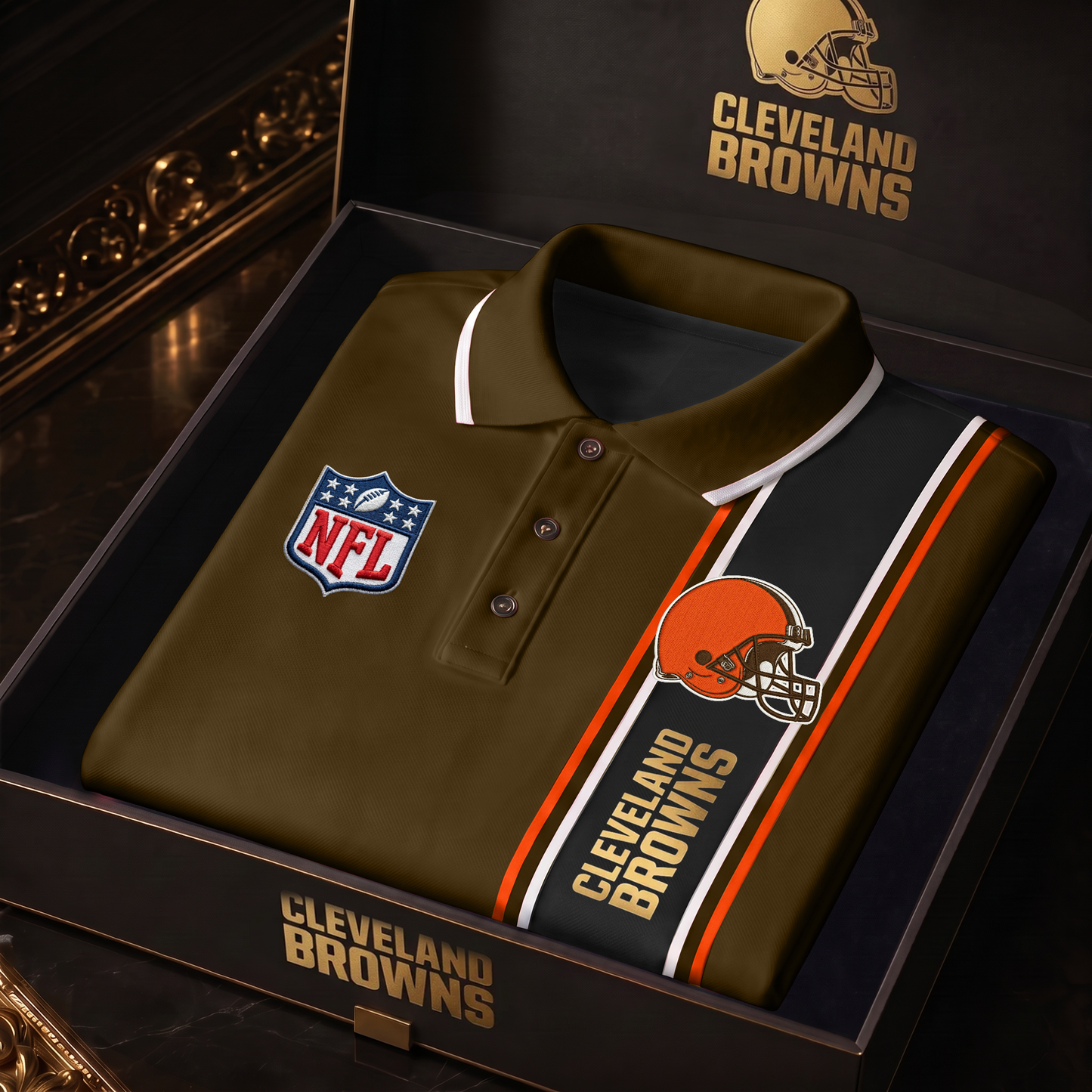 CLE x NFL Luxury V3 Polo Shirt 260626