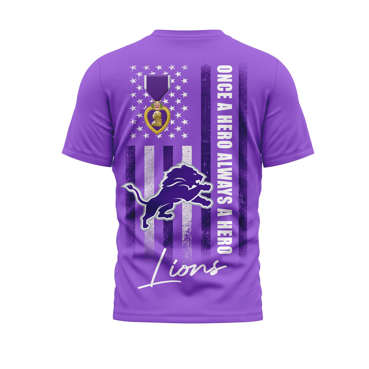 DL Premium National Purple Hear Day 3D Shirt 300626