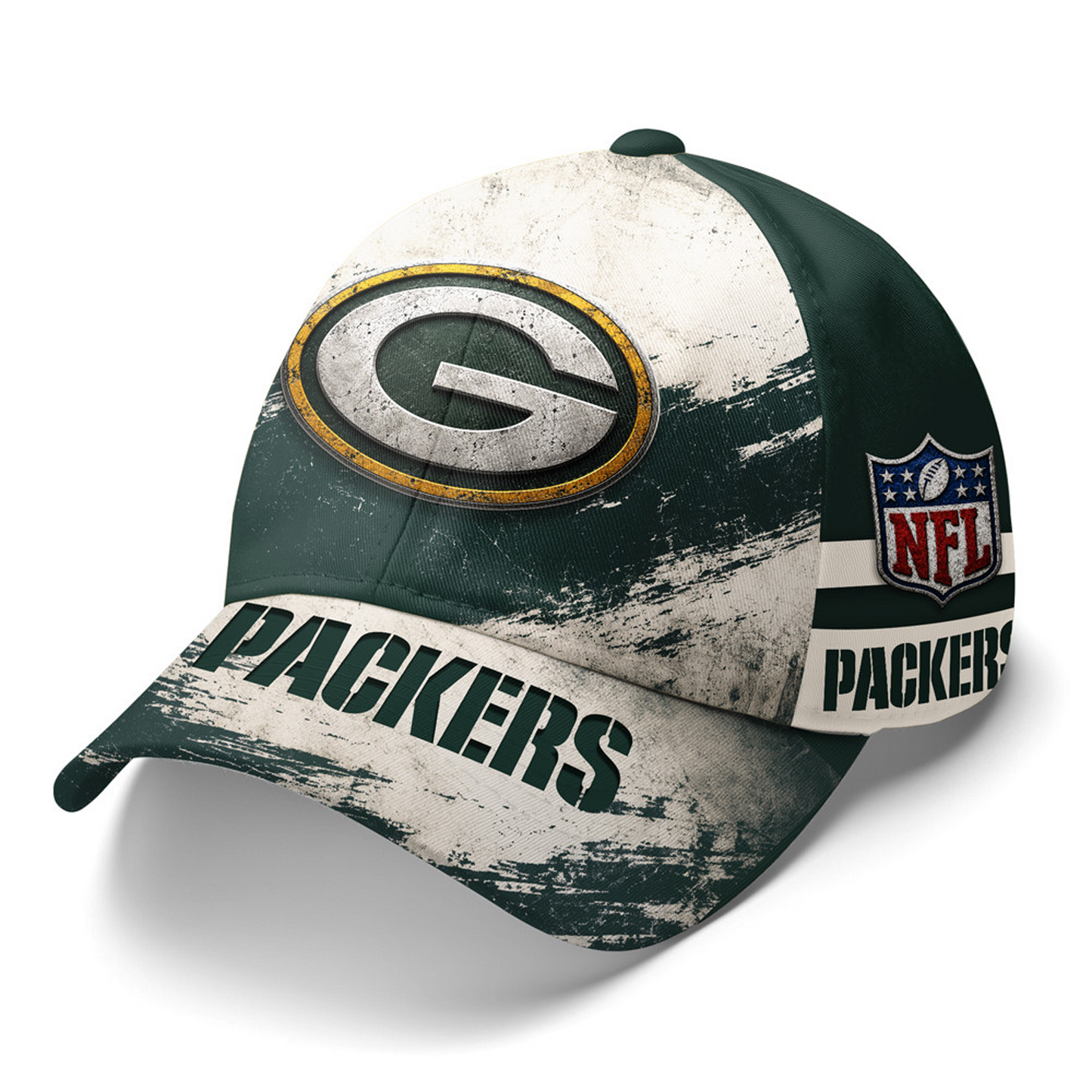 GB x NFL Grunge Style Team Premium Cap 0207