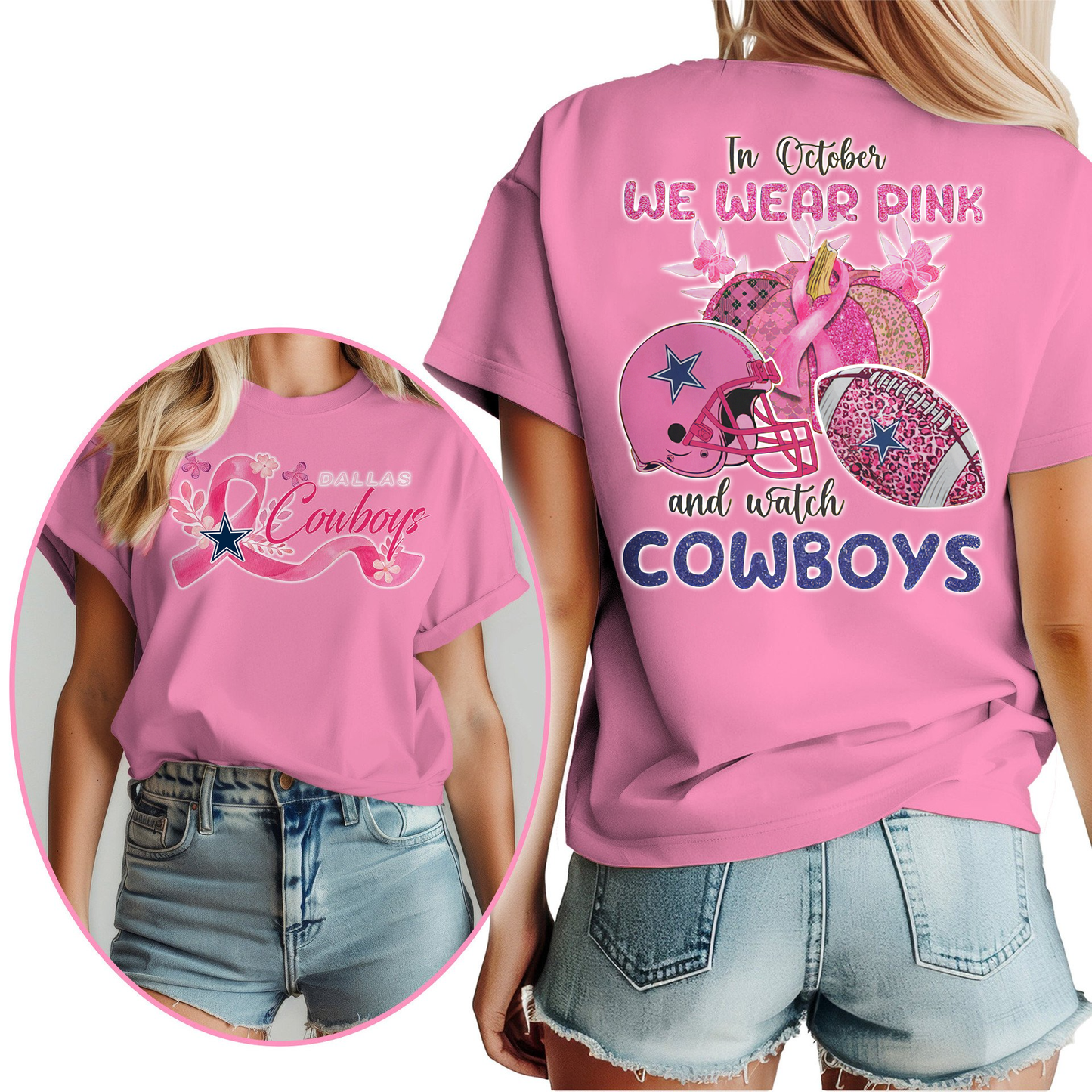 In October We Wear Pink And Watch DC Shirt 300626