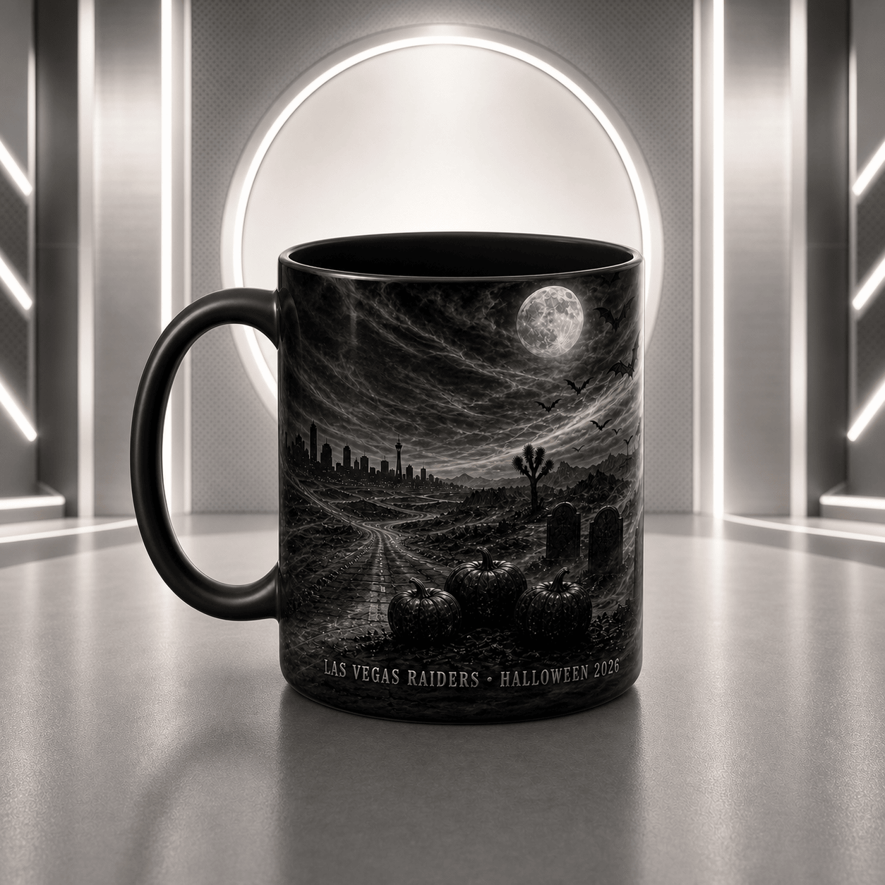 LVR Halloween Football Mug – The Frozen Cornfield Spooky Fan Gift DDT