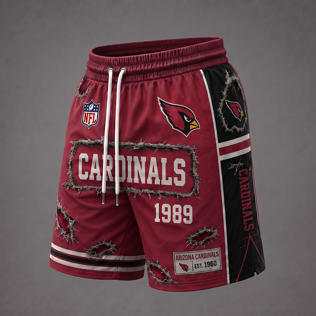 NFL x ARI Distressed Shorts