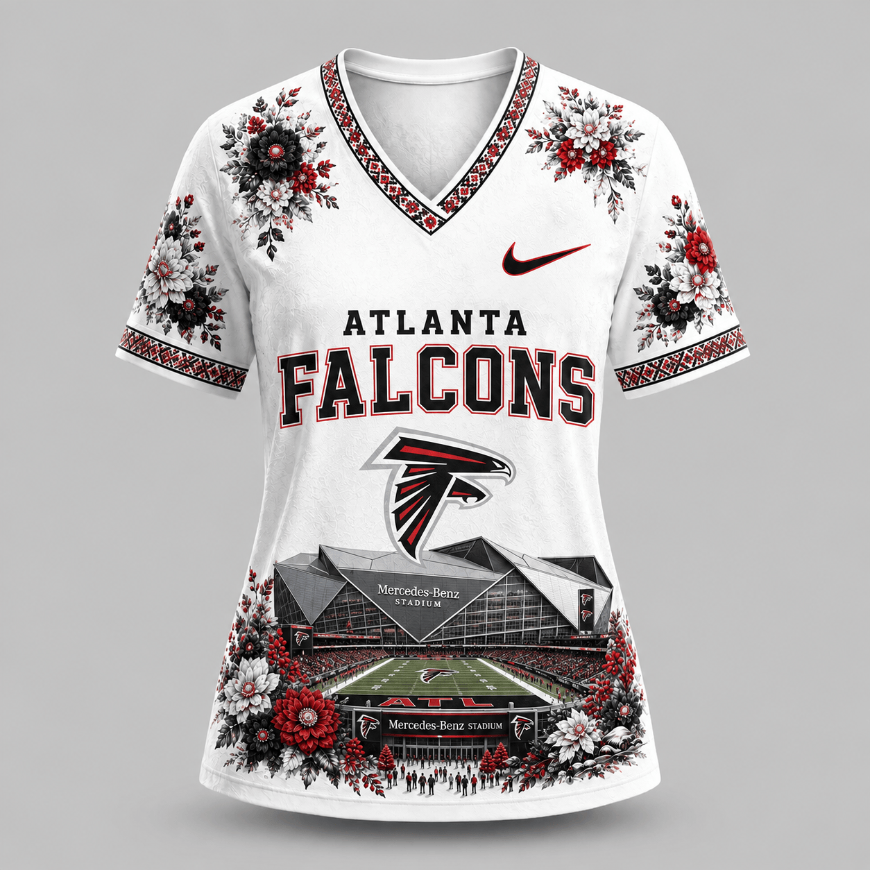 NFL x ATL Stadium V-neck Shirt