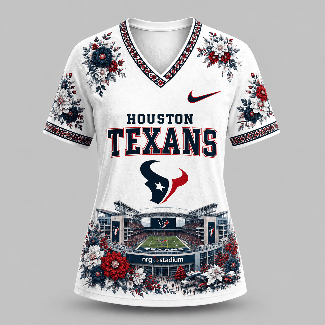 NFL x HOU Stadium V-neck Shirt