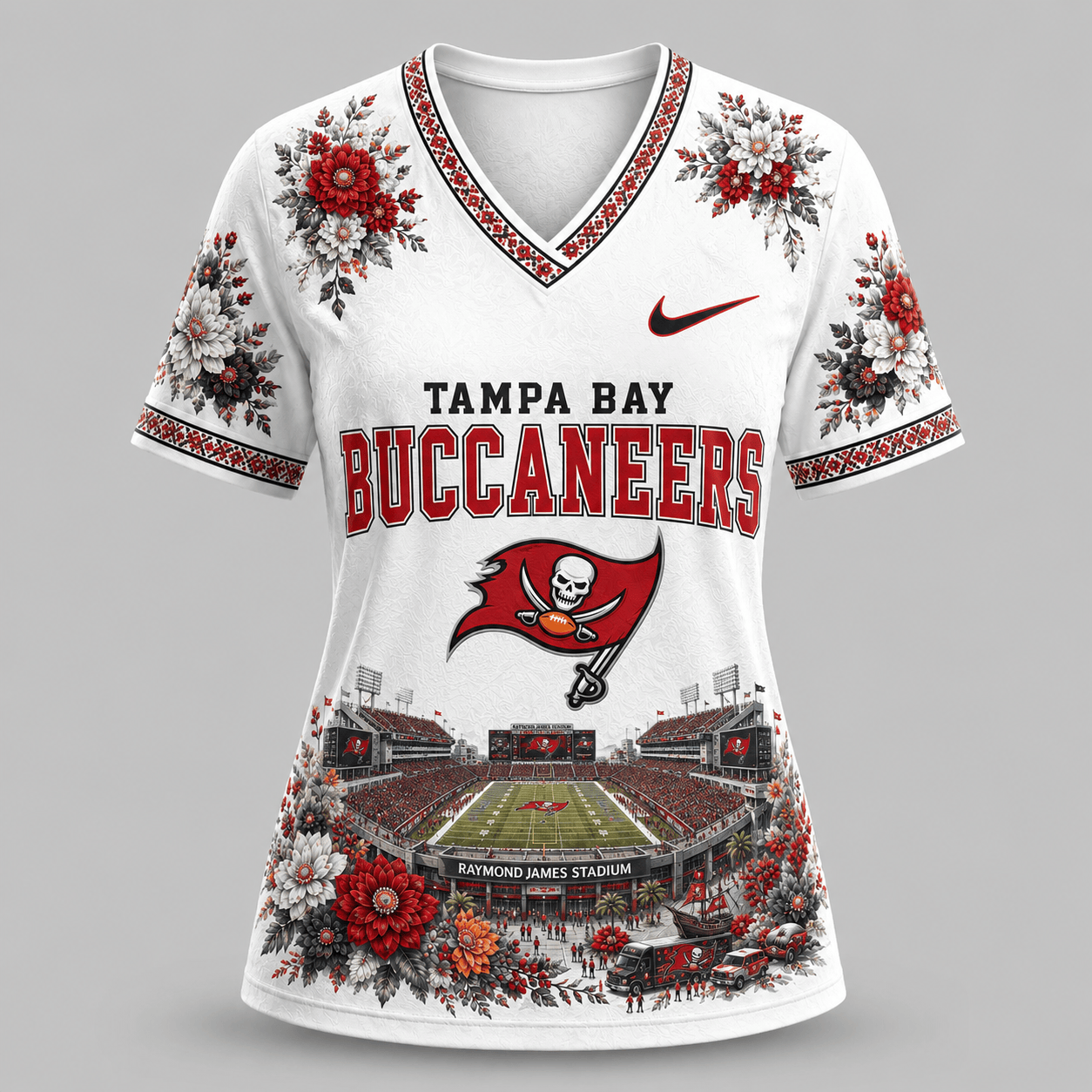 NFL x TB Stadium V-neck Shirt