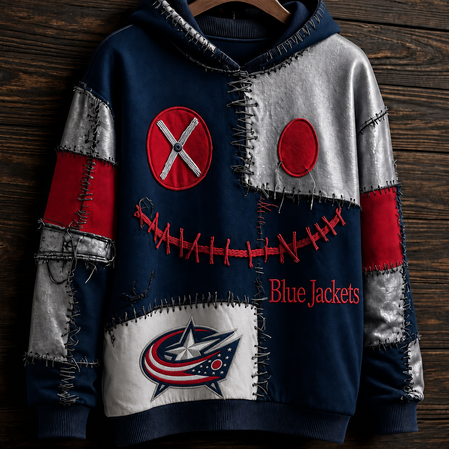 NHL x CBJ Smile Face Hoodie