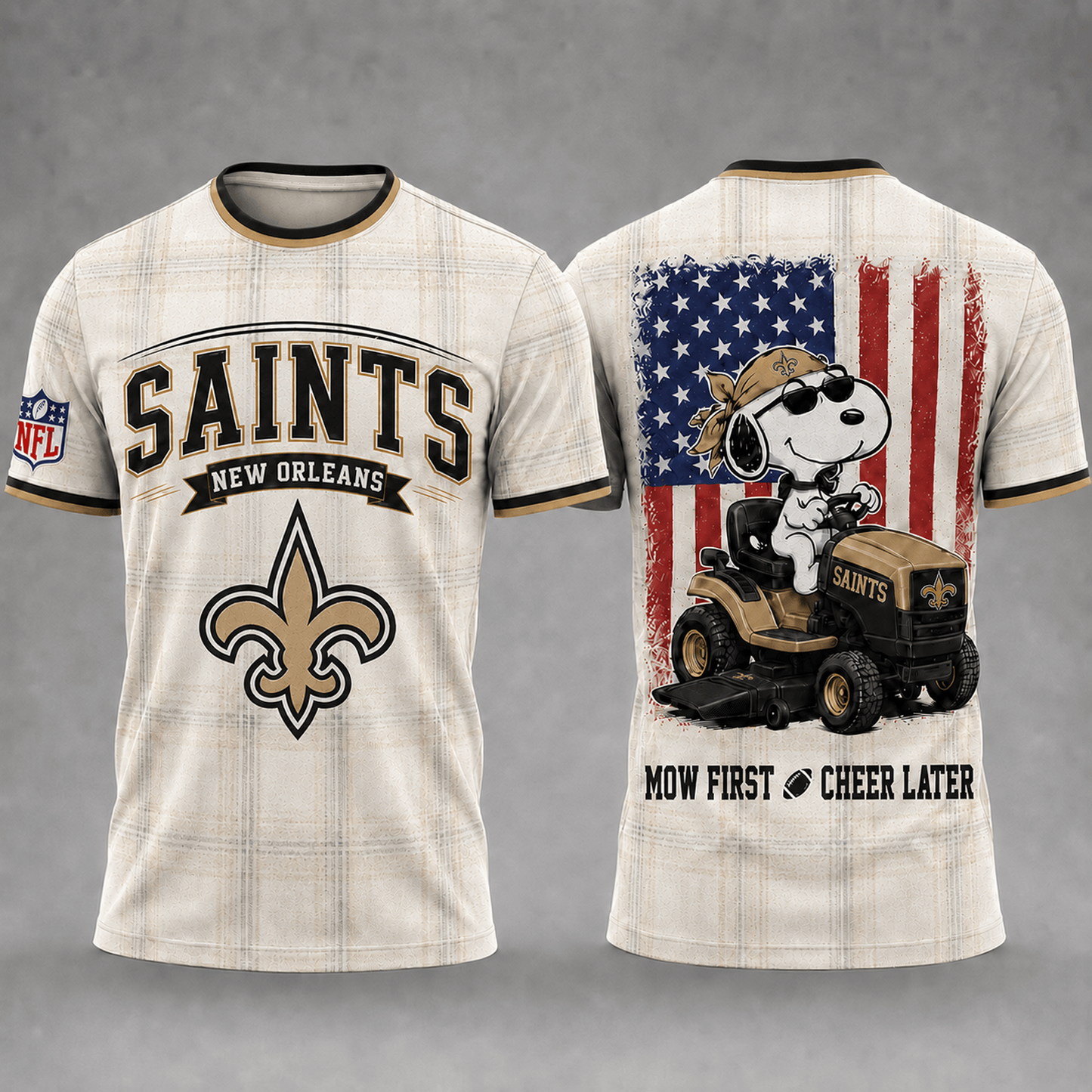 NO x NFL Premium Funny Football Snoopy 3D T-Shirt 0207