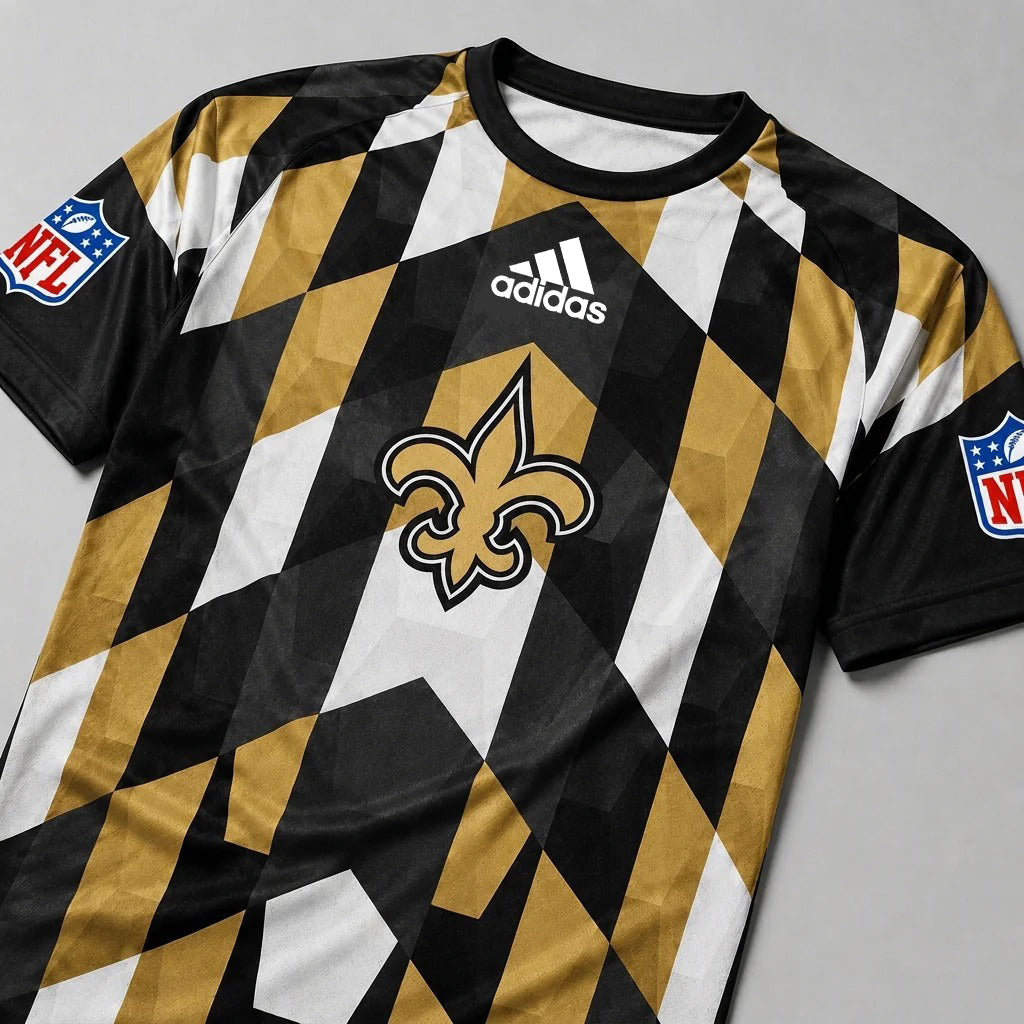 NOS x NFL Premium Geometric Fan Performance T-Shirt