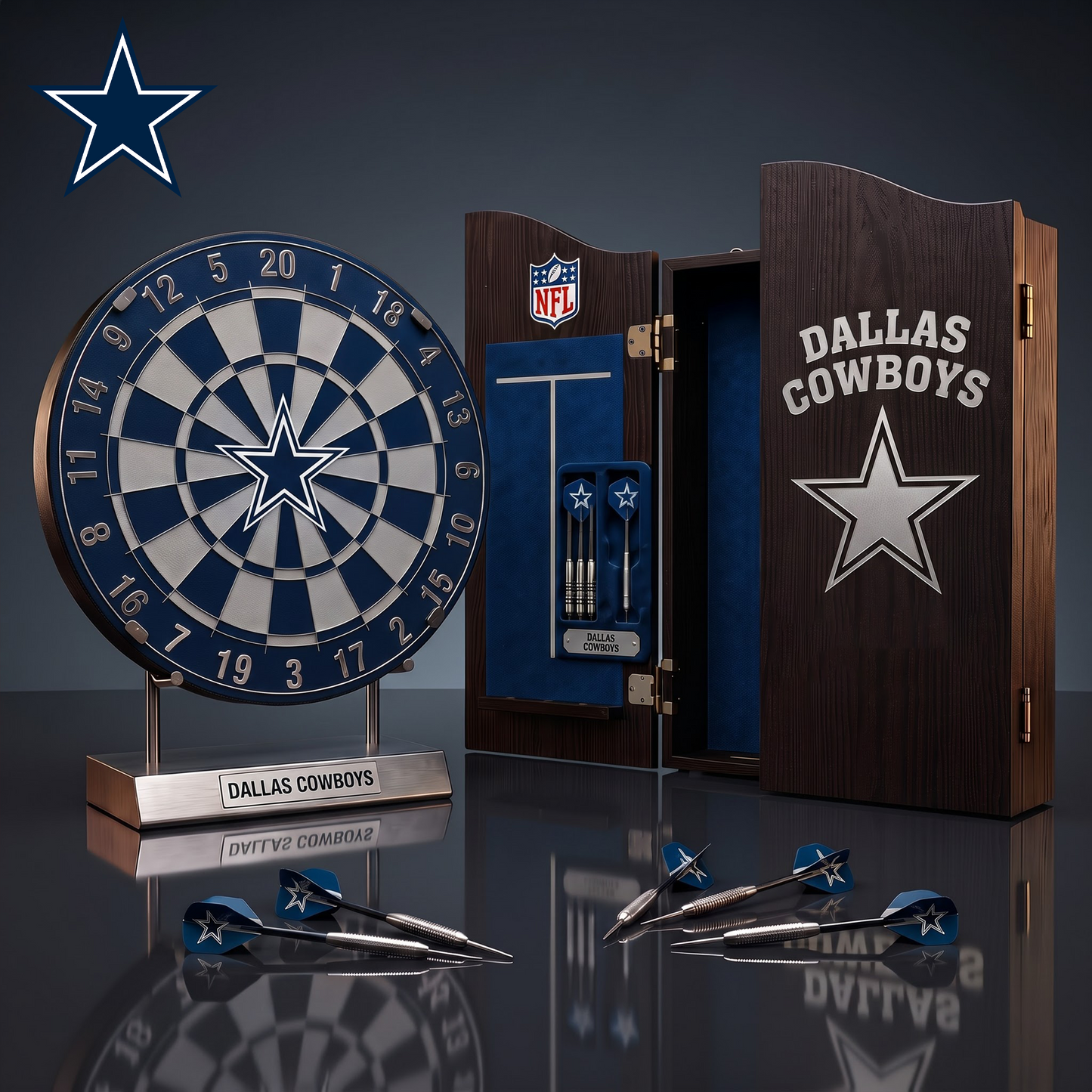 PREMIUM NFL X DC EXCLUSIVE Dartboard GAME Set LIMITED EDITION