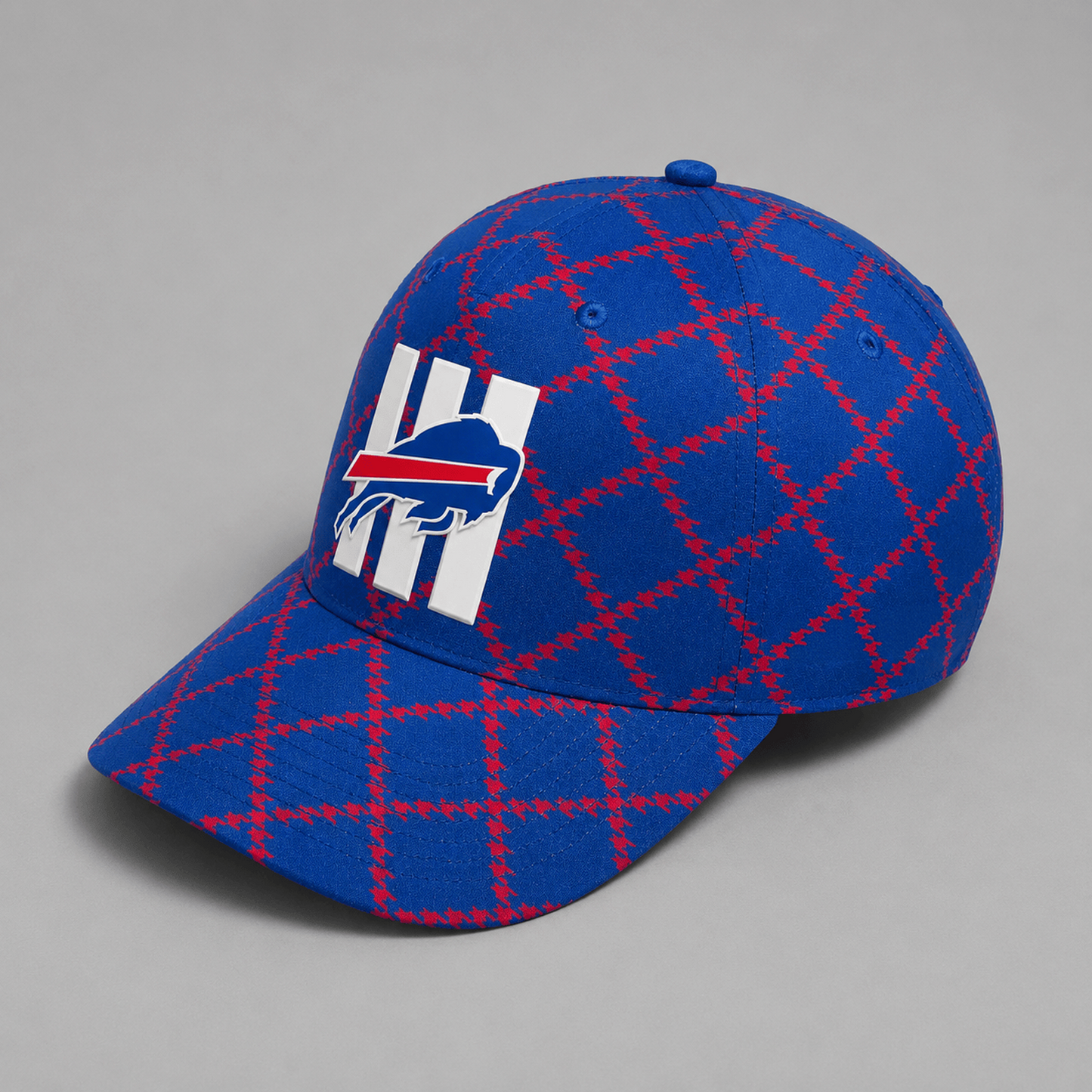 Premium NFL x BUF Game Day Geometric Pattern Baseball 300626