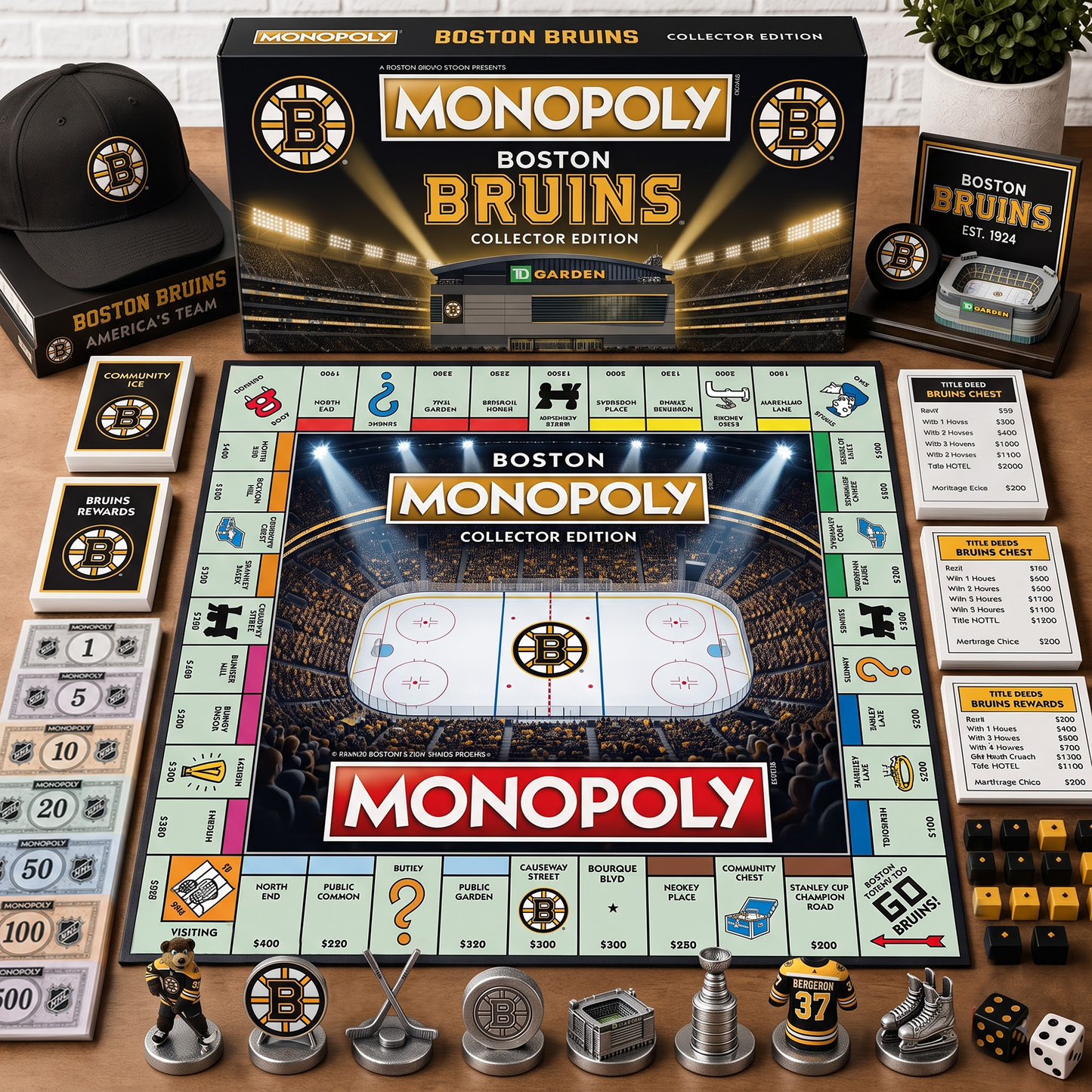 Premium NHL BB Monopoly Collector Edition Board Game