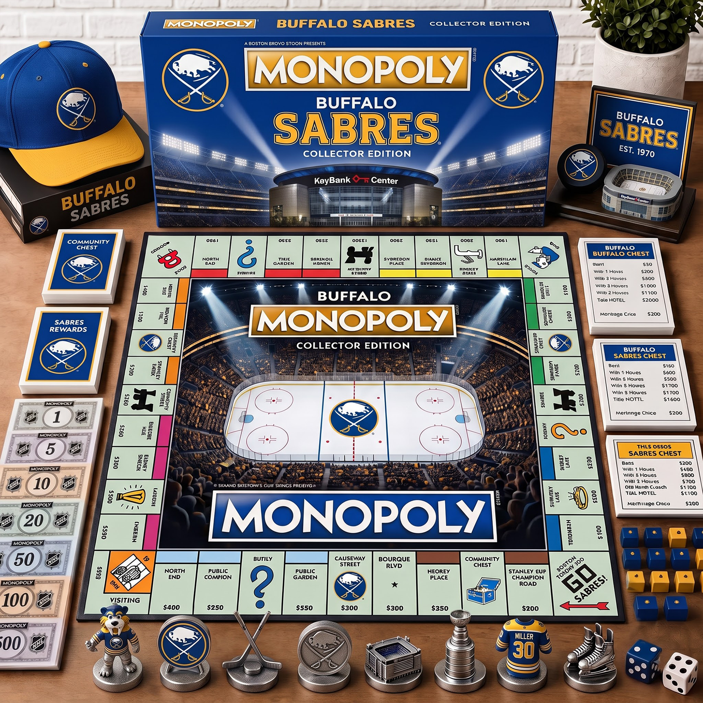 Premium NHL BS Monopoly Collector Edition Board Game