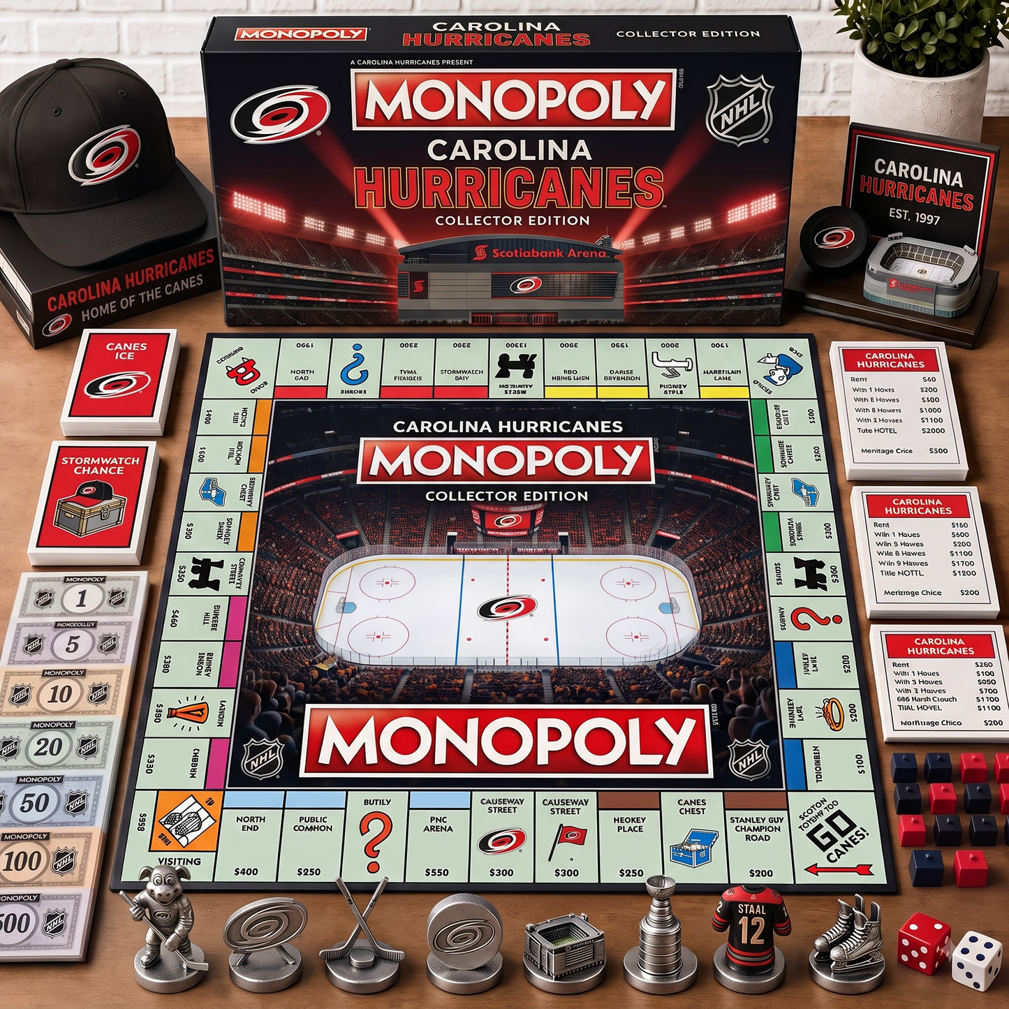 Premium NHL CH Monopoly Collector Edition Board Game