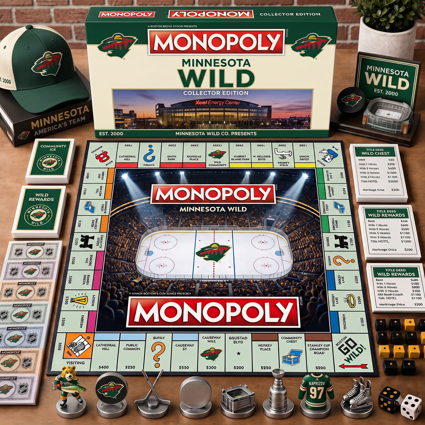 Premium NHL MW Monopoly Collector Edition Board Game