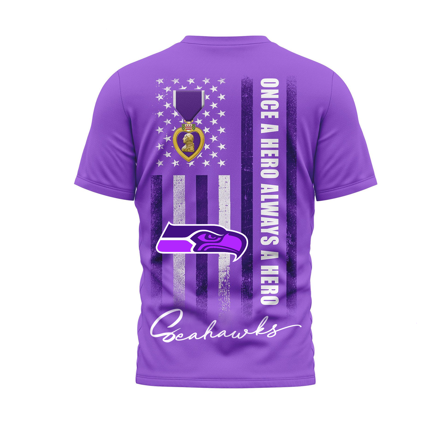 SS Premium National Purple Hear Day 3D Shirt 300626
