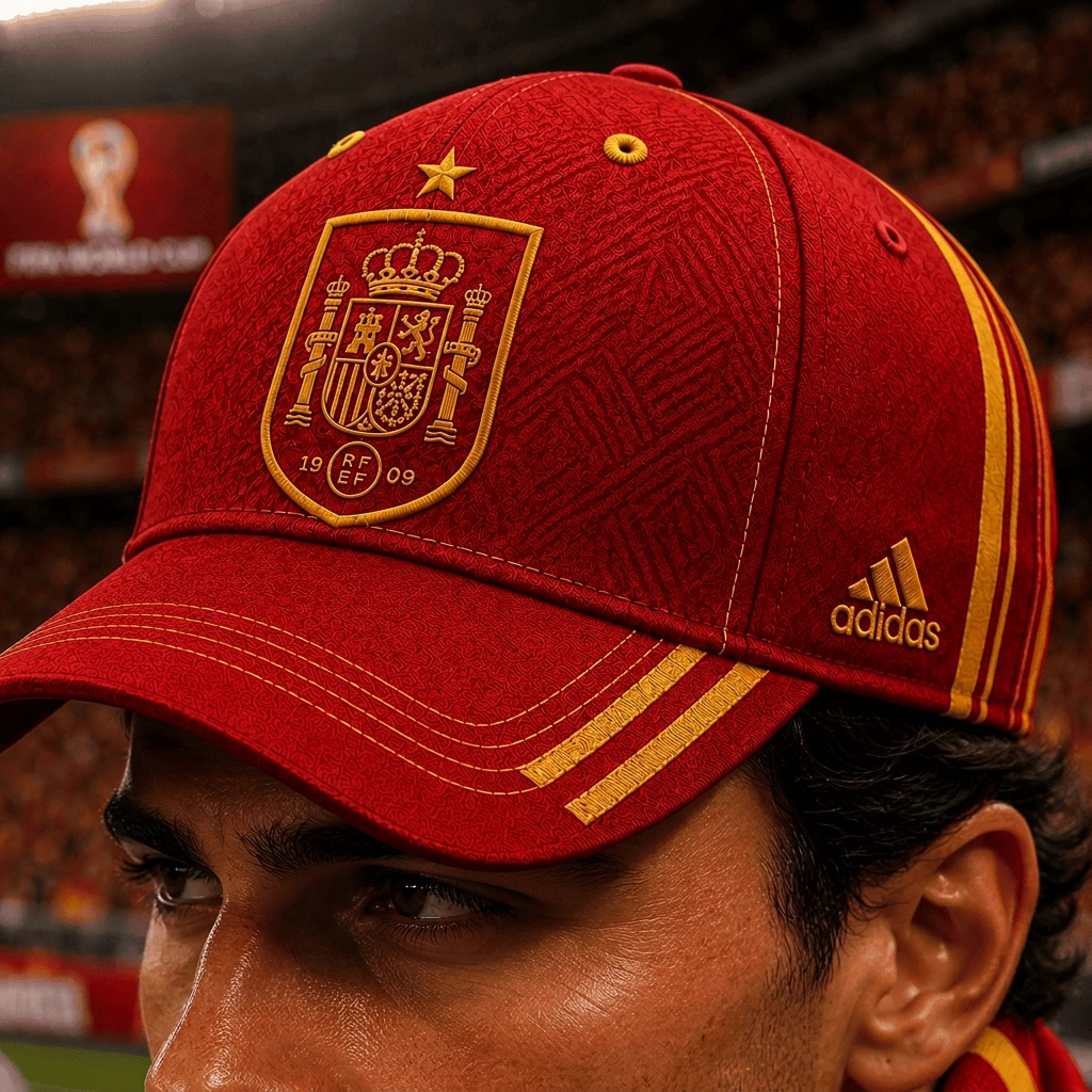 Spain National Football Team 2026 World Cup Champions V4 Classic Cap