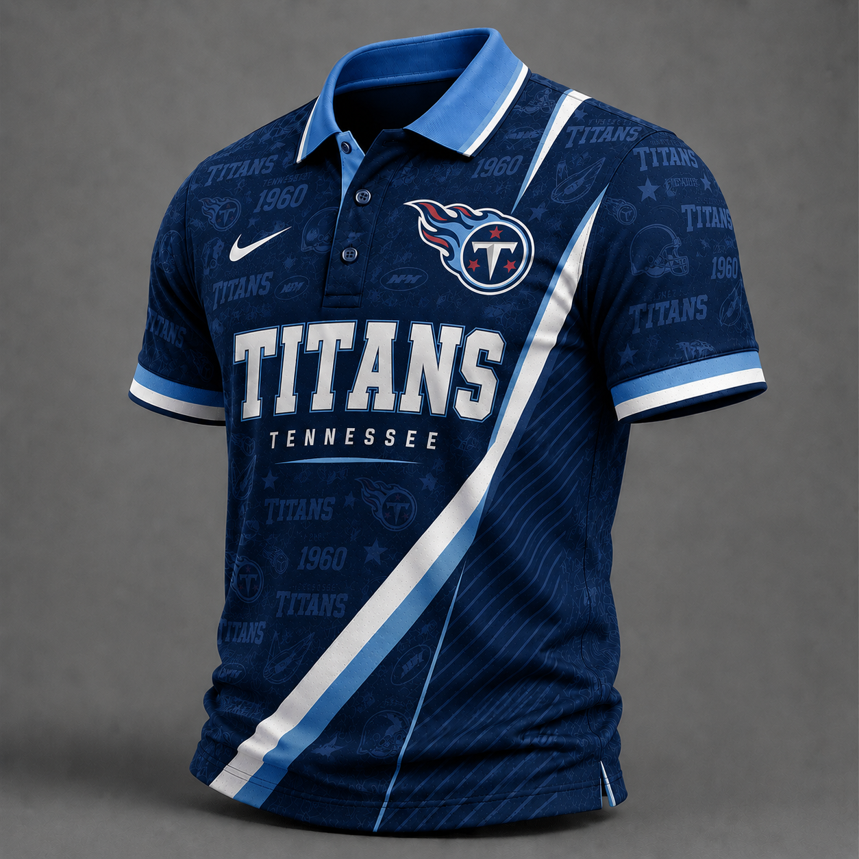 TT Premium NFL Diagonal Stripe Polo Shirt