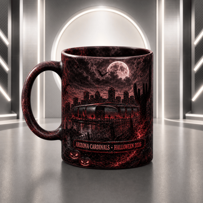 AC Halloween Football Mug – The Frozen Cornfield Spooky Fan Gift DDT