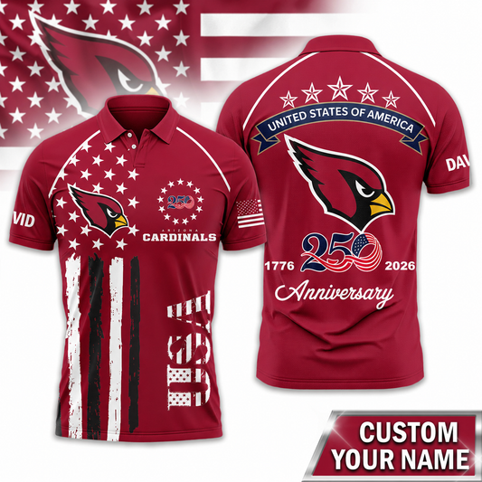 AC Premium NFL American Semiquincentennial Polo Shirt 010726