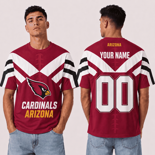 AC x NFL Premium T-Shirt 3D Personalized Gift For Fan