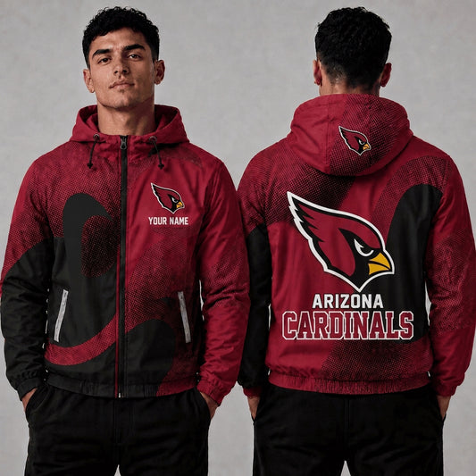 AC x NFL Premium Windbreaker Jacket Personalized Gift For Fan