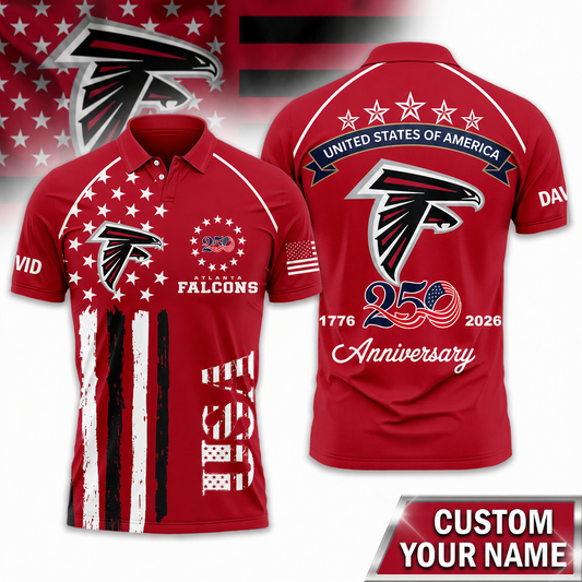 AF Premium NFL American Semiquincentennial Polo Shirt 010726