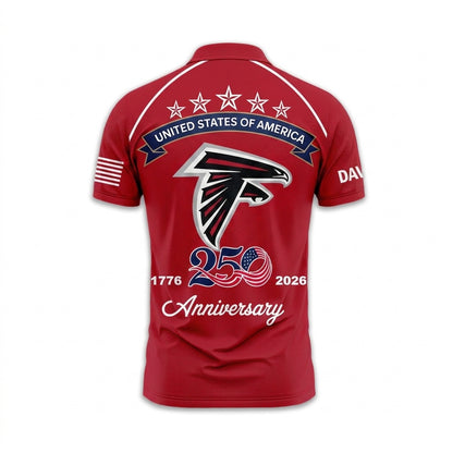 AF Premium NFL American Semiquincentennial Polo Shirt 010726