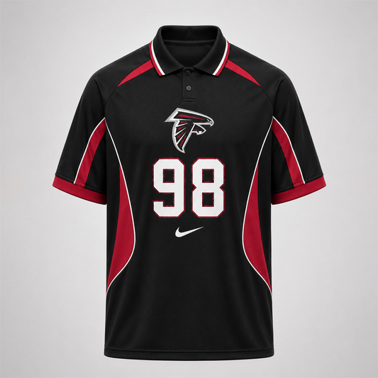 AF Premium NFL Custom Number Sports Style Polo Shirt
