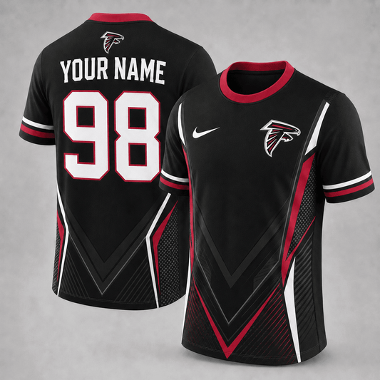 AF x NFL Custom Name Number Personalized Athletic T-Shirt