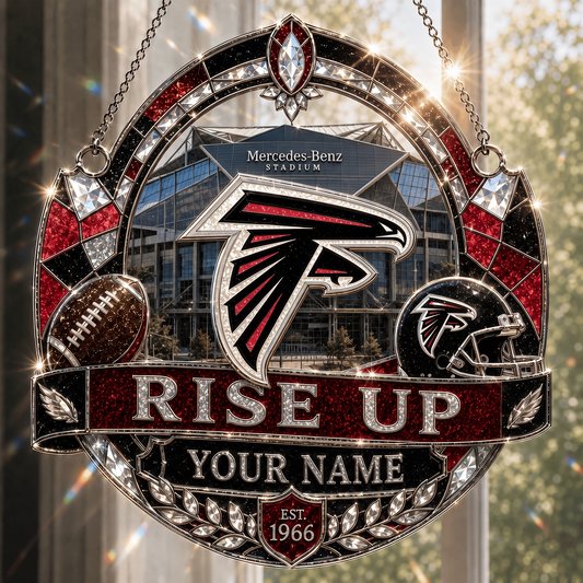 AF x NFL Premium Suncatcher Luxury Personalized Gift For Fan