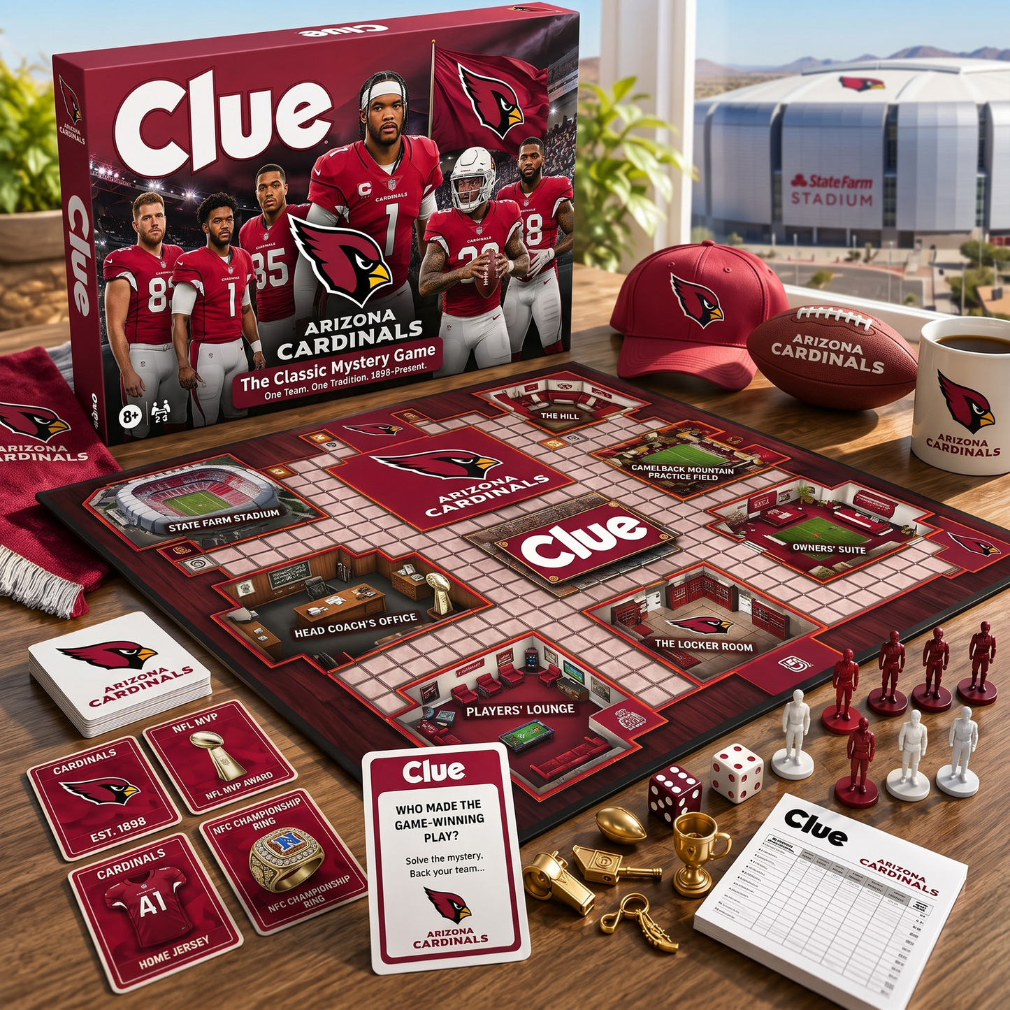 ARI X NFL THE MATCHDAY MYSTERY – PREMIUM COLLECTOR BOARD GAME