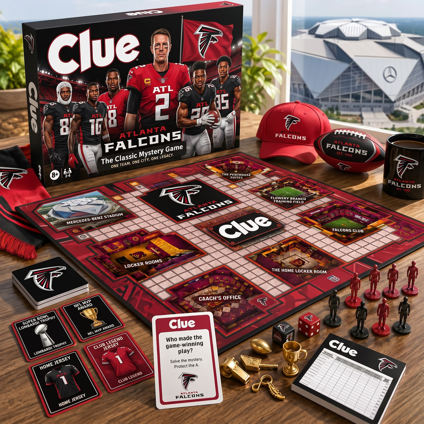 ATL X NFL THE MATCHDAY MYSTERY – PREMIUM COLLECTOR BOARD GAME