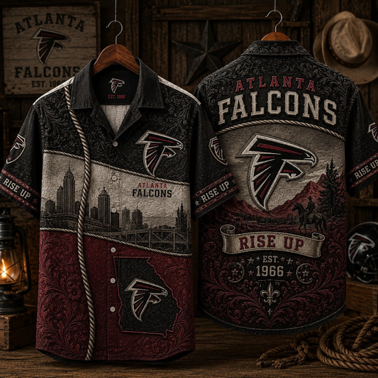 ATL x NFL Hawaiian Shirt 1906