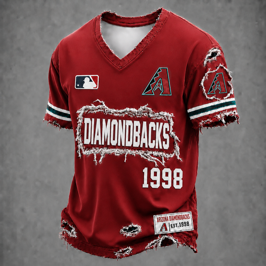 AZ x MLB LUXURY V-Neck T-Shirt 0406 DatND DVT