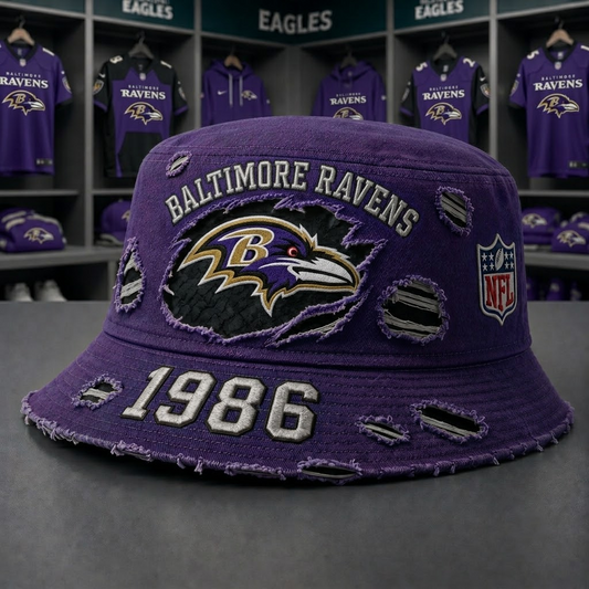 BAL x NFL Premium Buket Hat 2906