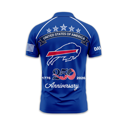 BB Premium NFL American Semiquincentennial Polo Shirt 010726