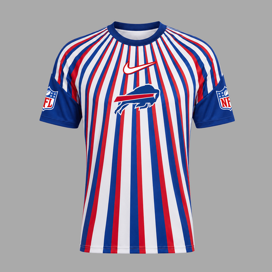 BB Premium NFL Men’s Athletic Vertical Stripe T-Shirt