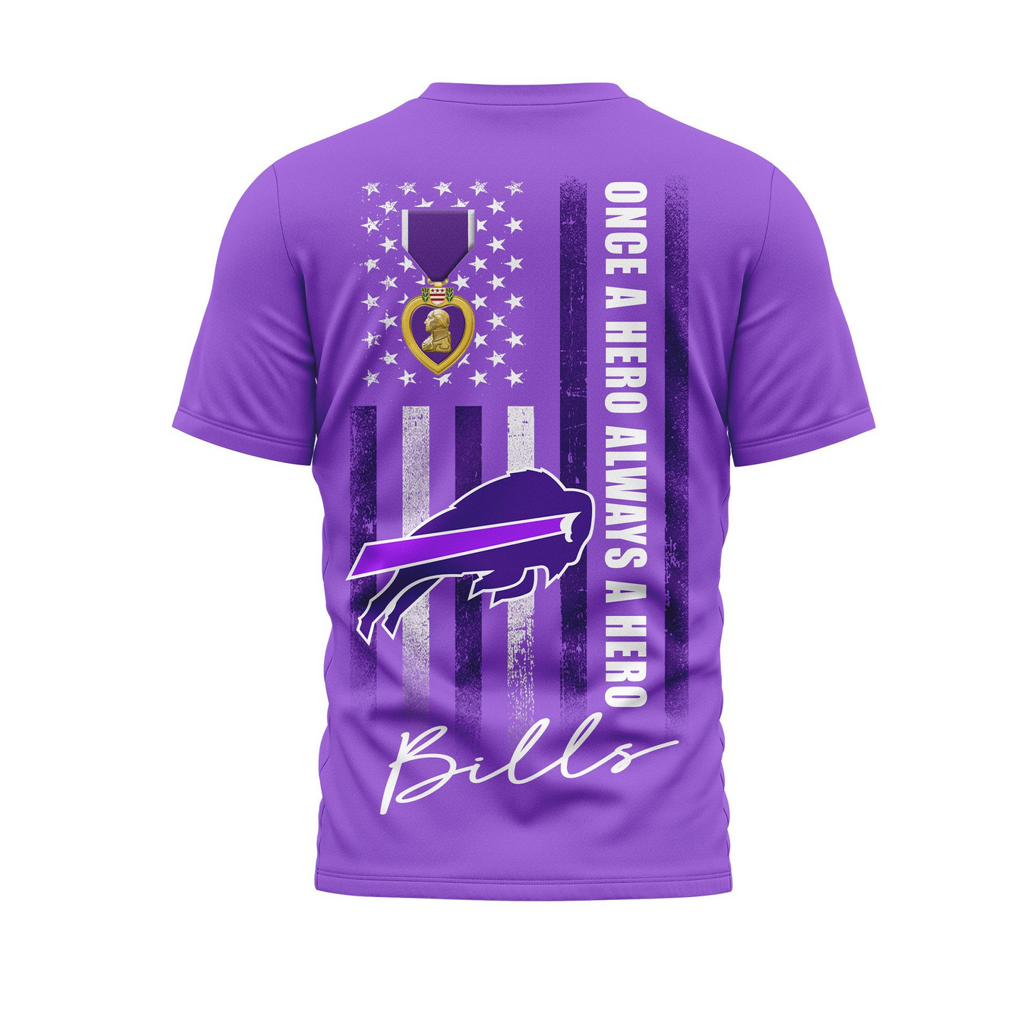 BB Premium National Purple Hear Day 3D Shirt  300626