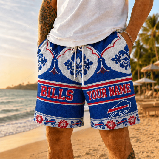BB x NFL Premium Beach Short Personalized Gift For Fan