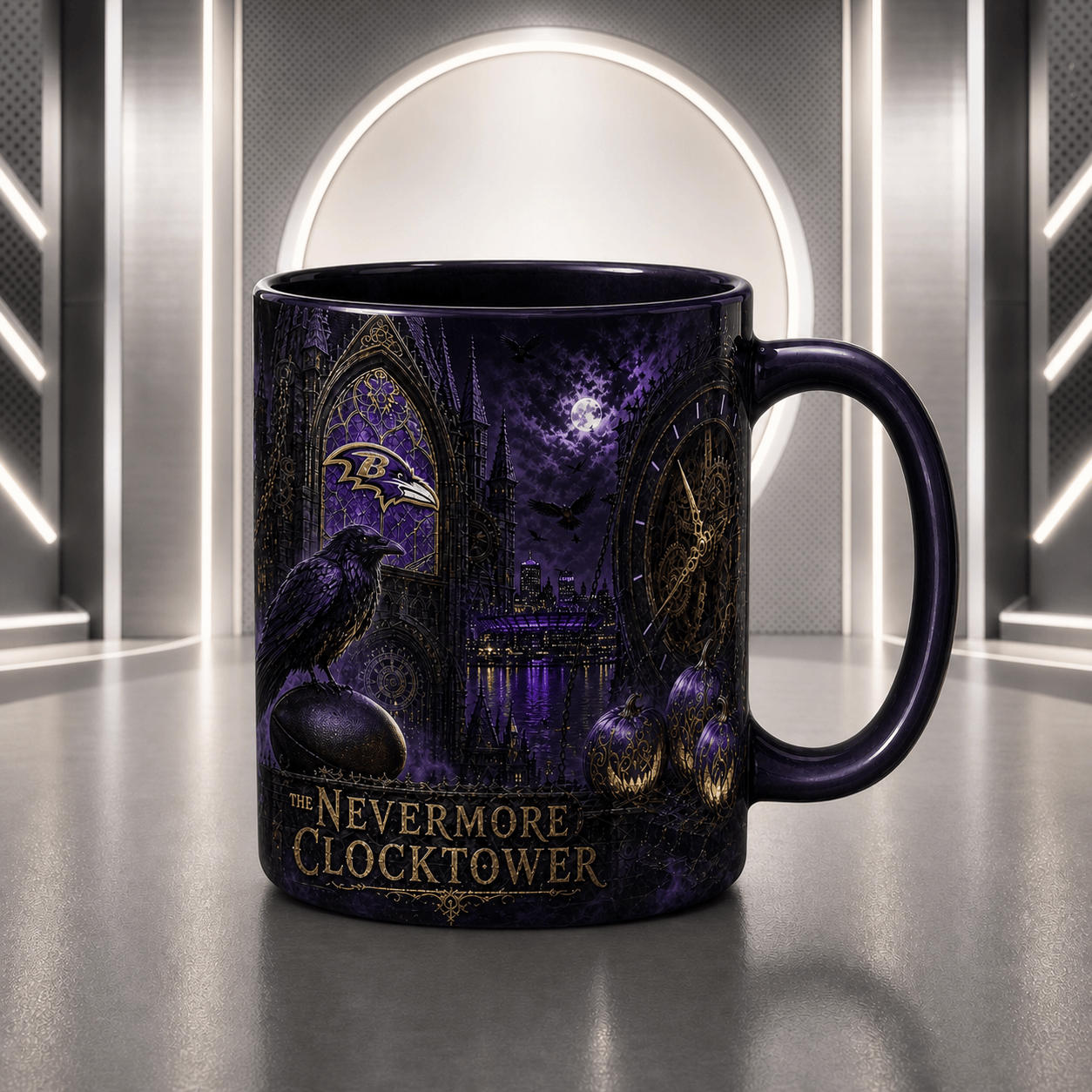 BR Halloween Football Mug – The Frozen Cornfield Spooky Fan Gift DDT