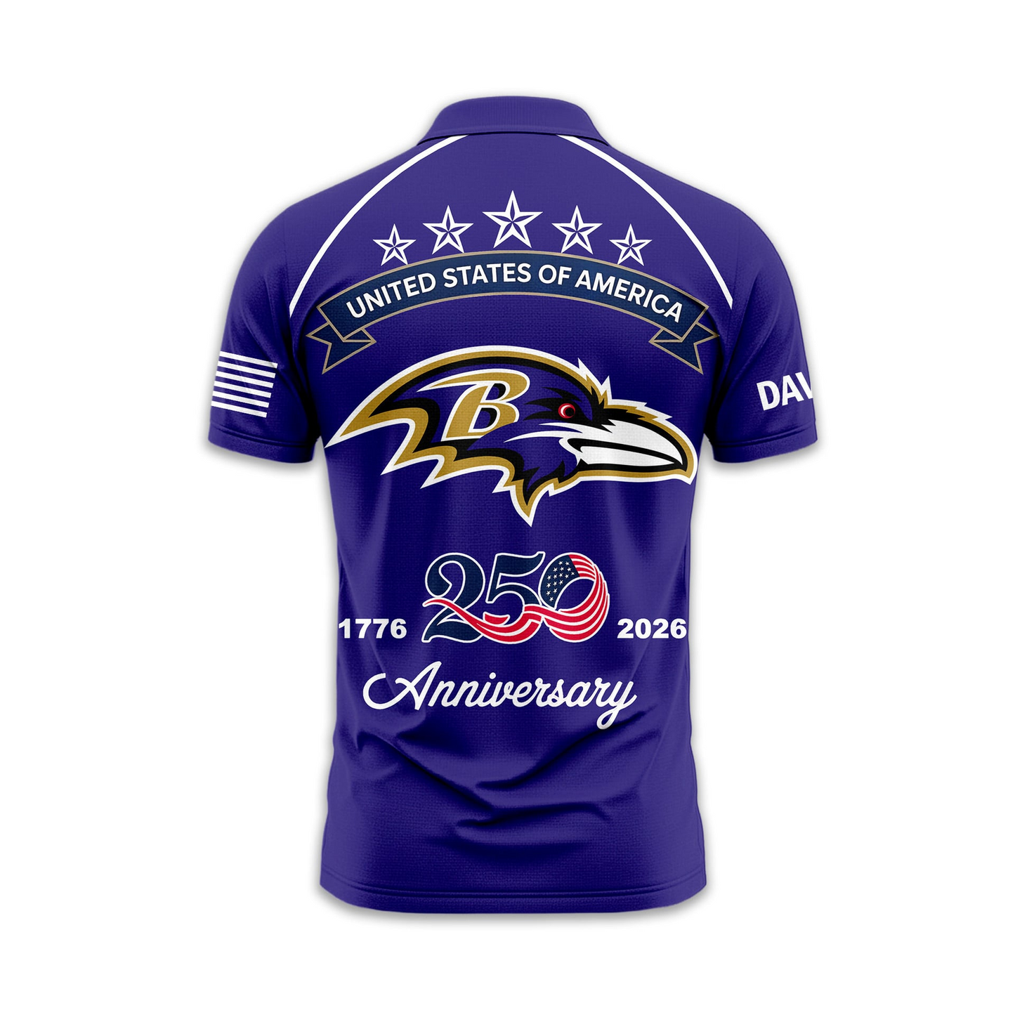 BR Premium NFL American Semiquincentennial Polo Shirt 010726
