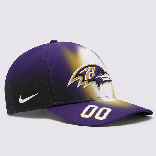 BR Premium NFL Custom Name Number Athletic Cap