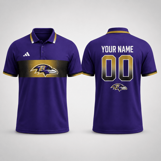 BR Premium NFL Personalized Match Day Polo Shirt