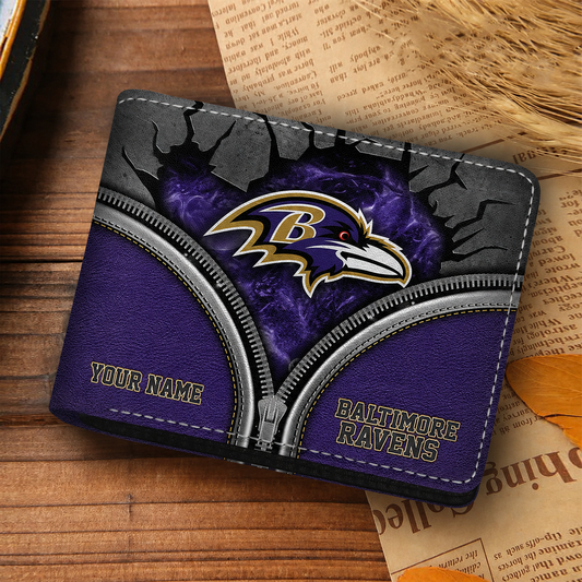BR x NFL 3D Leather Wallet