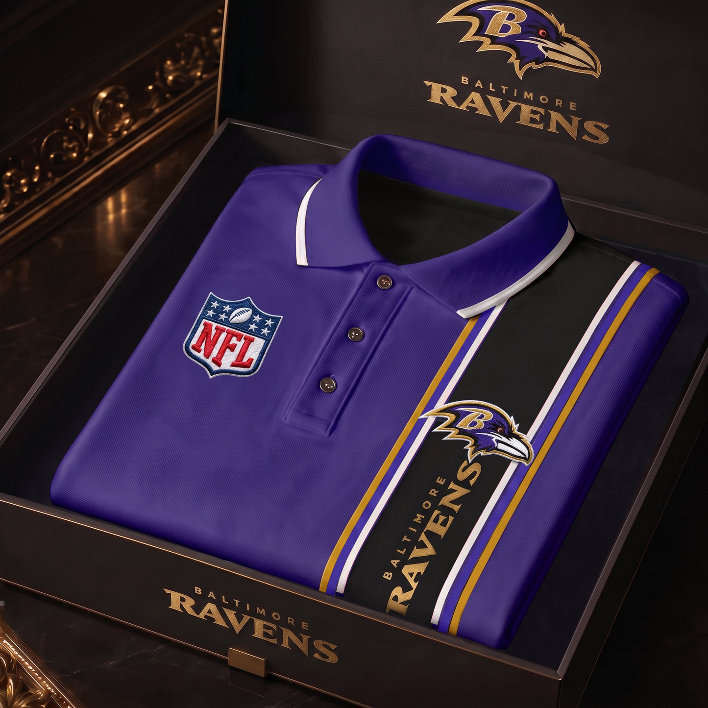 BR x NFL Luxury V3 Polo Shirt 260626