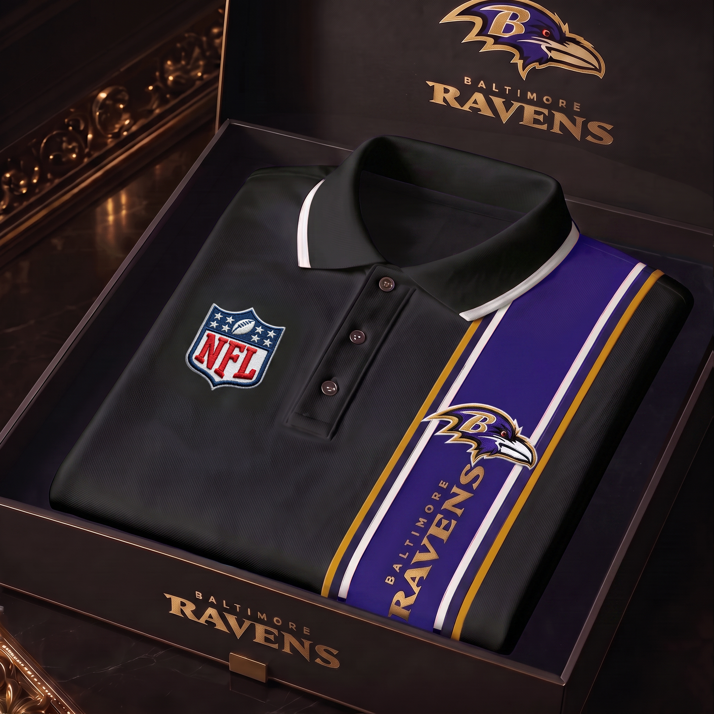 BR x NFL Luxury V3 Polo Shirt 260626