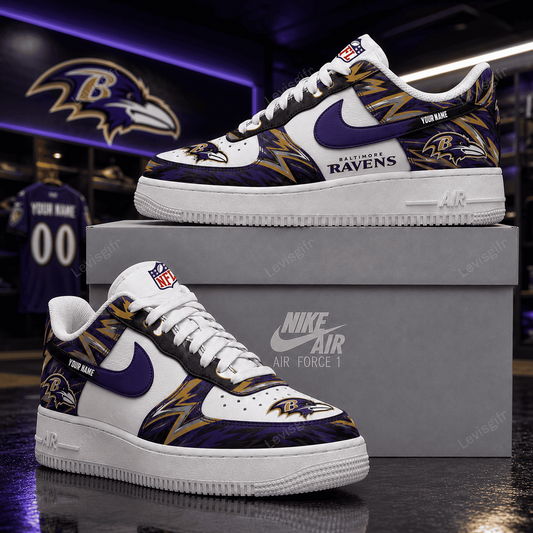 BR x NFL Premium AF1 Sneaker Personalized Gift For Fan